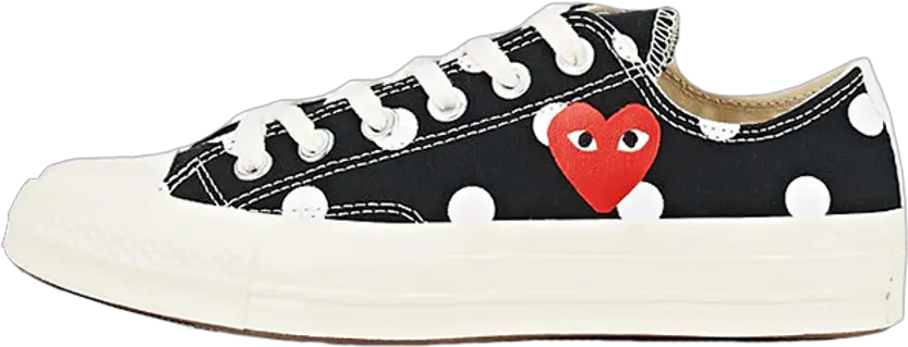 Comme Des Garcons Play X Converse Chuck Taylor All Star 70 Cdg Converse Dots Png Converse All Star Icon