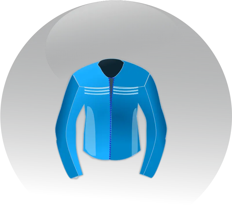 Blue Racing Leather Jacket Vector Clip Artt Free Svg Jacket Vektor Png New Icon Leather Jacket