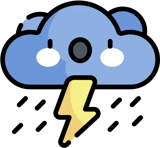 Storm Free Weather Icons Dot Png Storm Icon Blue Rain