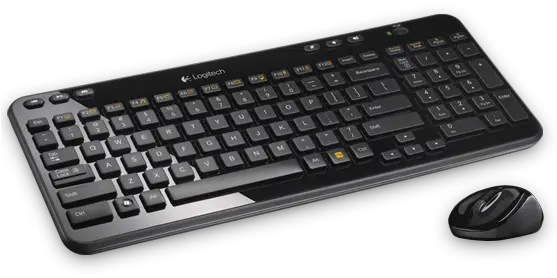 Logitech Mk365 Keyboard And Mouse Combo 24ghz 1000dpi Unifying Receiver Usb Rf Wireless Ergonomical Blackblackredblacksilver Png Mouse And Keyboard Simple Icon