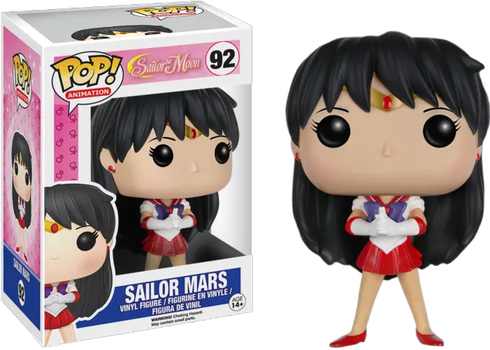 Sailor Moon Sailor Mars Pop Vinyl Figure Sailor Moon Funko Pop Mars Png Sailor Mars Transparent