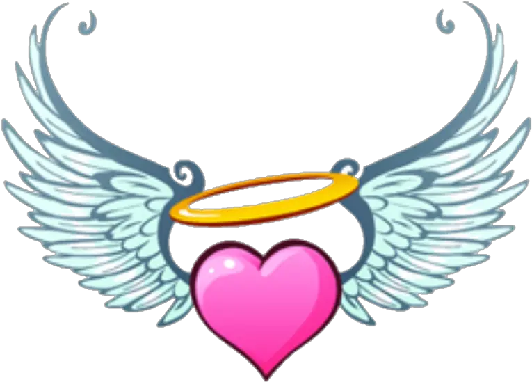 Heart With Wings Png Angel Hearts Wings Heart Heart Angel Wings Heart Clip Art Wings Png