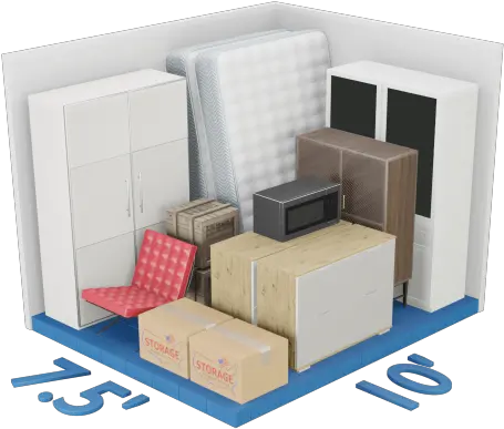 Storage Rentals Of America Affordable Self Units Cardboard Box Png Icon Condominium Miami