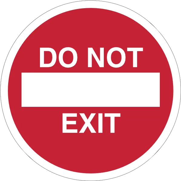 Do Not Exit Logo Download Logo Icon Png Svg Do Not Exit Do It Icon