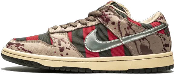 Nike Dunk Sb Low Kruger Nike Dunks Freddy Krueger Png Freddy Krueger Transparent