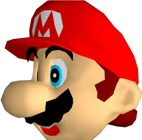 Nintendo Clipart Mario Head Transparent Mario 64 Head Png Mario Head Png