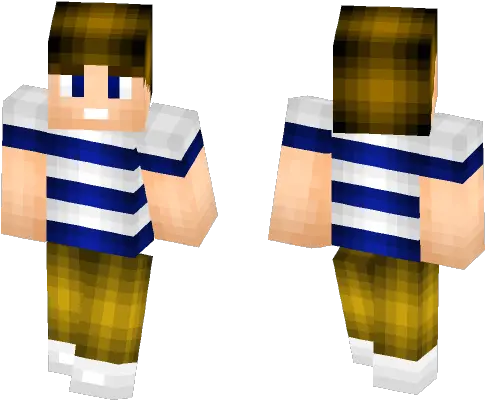 Download Blue White Stripes Minecraft Skin For Free Jake From State Farm Minecraft Skin Png White Stripes Png