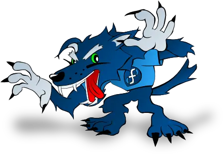 Mad Werewolf Mascot Cartoon Werewolf Png Wolf Mascot Logo