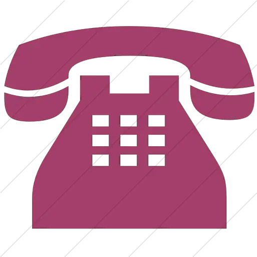 Iconsetc Simple Pink Classica Traditional Telephone Icon Telephone Sticker Png Desk Phone Icon