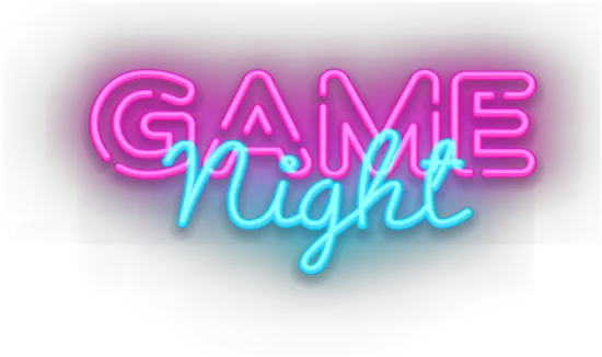 Game Night Color Gradient Png Game Night Png