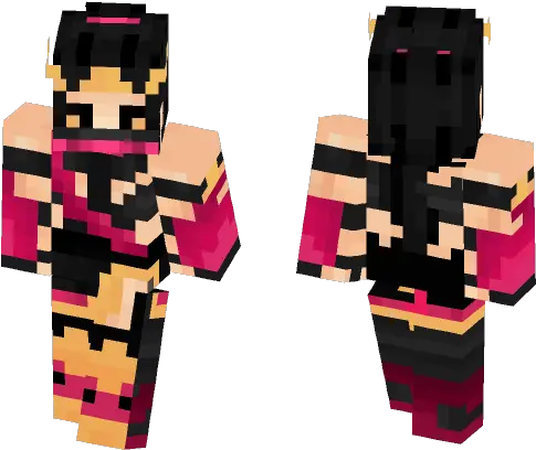 Download Kahnum Mileena Mortal Kombat X Minecraft Skin For Minecraft Mortal Kombat Mileena Skins Png Mortal Kombat X Logo