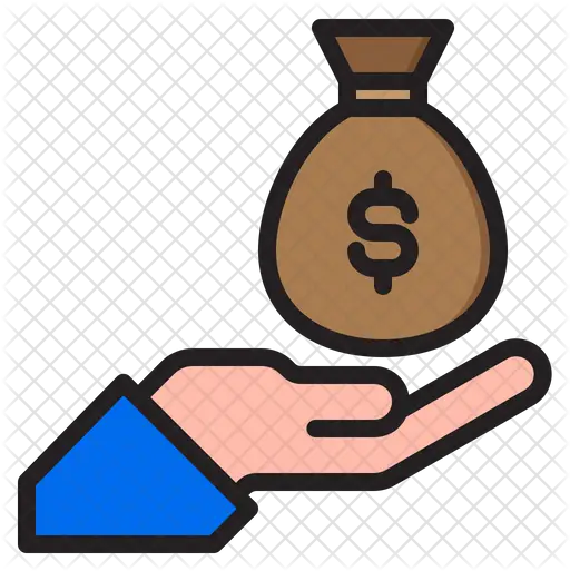 Money Bags Icon Of Colored Outline Drug Icon Png Money Bags Png