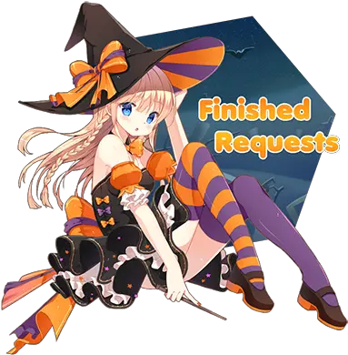 Loliu0027s Gfx Closed Forum Osu Anime Girl Halloween Transparent Png Loli Png