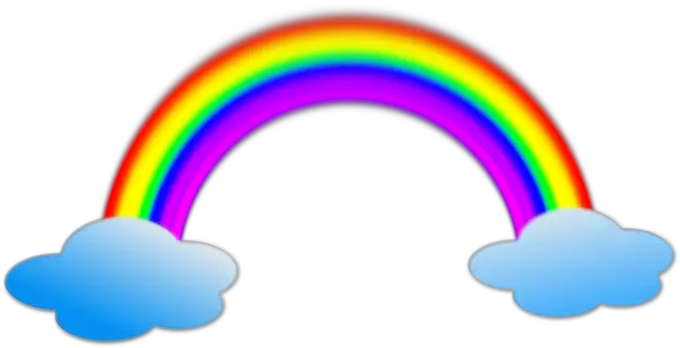 Rainbow Clouds Weather Small Rainbow Png Rainbow Cloud Png