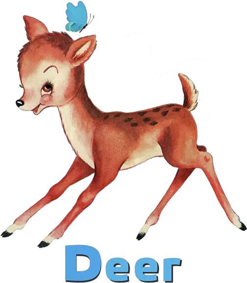 Playful Baby Deer Pattern T Shirt Animal Figure Png Baby Deer Png