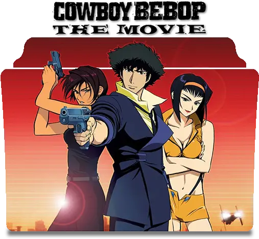 Cowboy Bebop The Movie 2001 Folder Icon Designbust Cowboy Bebop The Movie Png Cowboys Icon