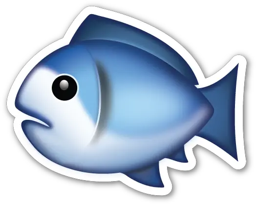 Download Fish Fish Sticker Png Fish Emoji Png