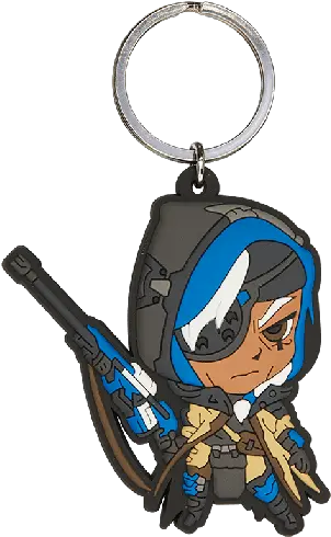 Download Cute But Deadly Ana Keychain Fictional Character Png Ana Overwatch Png