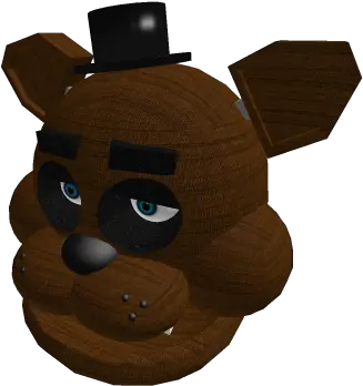 Freddy Fazbear Head 3k Takes Roblox Costume Hat Png Freddy Fazbear Png