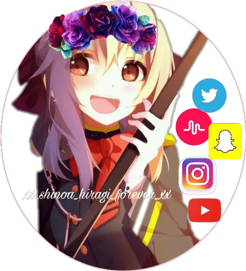 Icon Shinoa Musically Sticker Hime Cut Png Snapchat Anime Icon