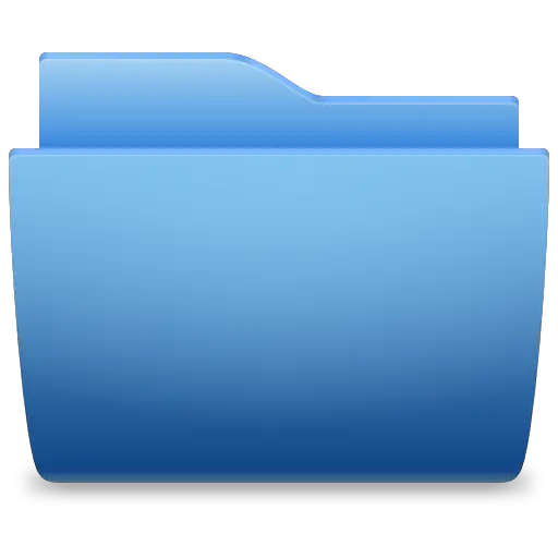 Folder Icons Transparent Png Images Stickpng Blue Folder Icon For Windows Folder Icon Png