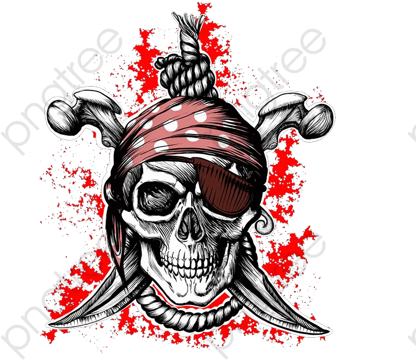 Pirate Skull No Background Png Play Pirate Skull Logo Png Skull Transparent Background