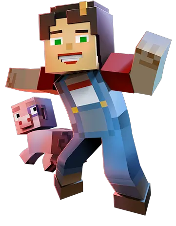 With A Team Of Friends Fictional Character Png Minecraft Story Mode Logo
