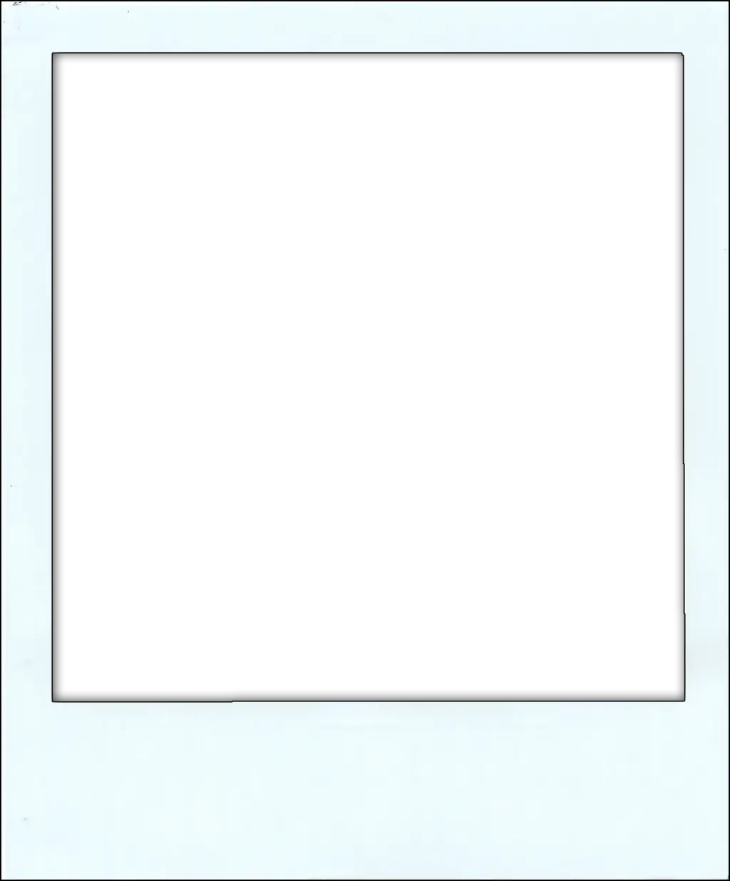 White Polaroid Frame Png