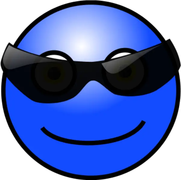 Emoticons Cool Face Vector Clip Art Smiley Transparent Png Cool Emoji Transparent