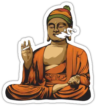 Pin Buddha Smoking Png Weed Blunt Png
