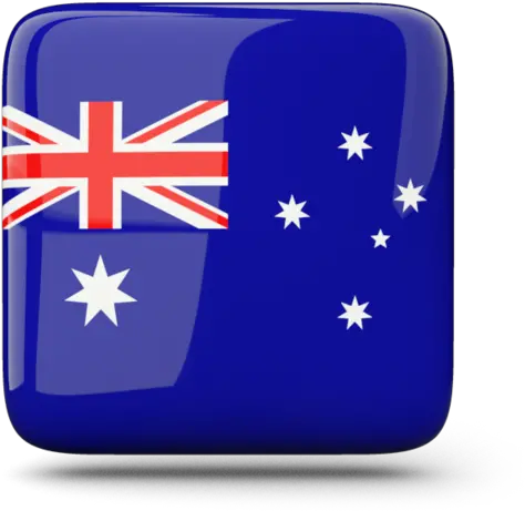 Glossy Square Icon Flag Of Australia Png Australia Flag Png