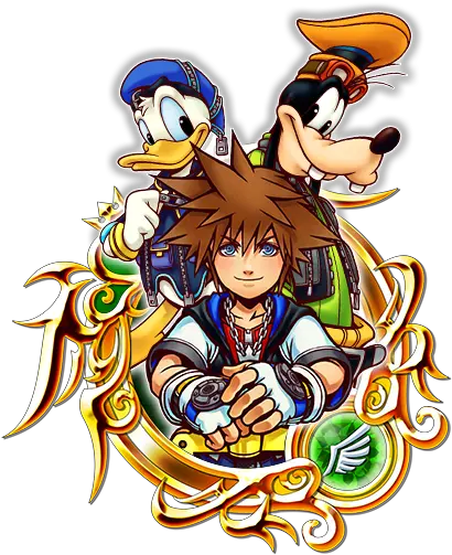 Kingdom Hearts Sora And Kairi Sora Donald And Goofy Png Kingdom Hearts Sora Png