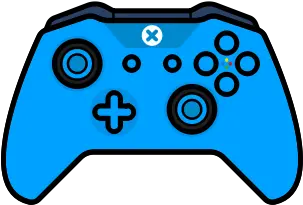Blue Controller Gamer Xbox One Icon Cartoon Xbox Controller Png Game Controller Png