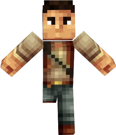 Nathan Drake Uncharted 3 Skin De Uncharted 3 Minecraft Png Nathan Drake Transparent