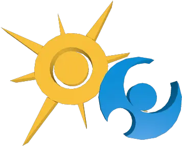 Pokemon Sun And Moon Emblems Clip Art Png Pokemon Sun Logo