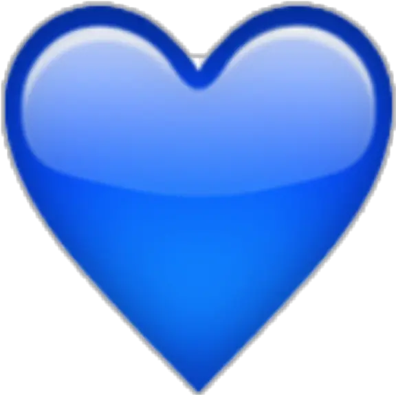 Emoji Heart Sticker Love Emoticon Blue Heart Emoji Png Emoji Hearts Transparent