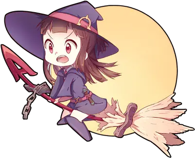 Rascal Does Not Dream Of Bunny Girl Mai Jet Tag Keychain Chibi Witch On A Broomstick Png Little Witch Academia Icon