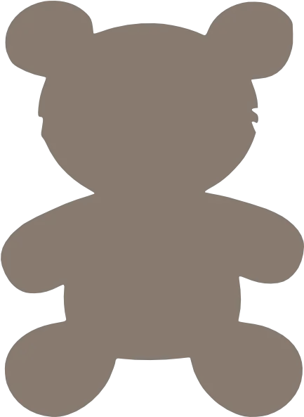 Teddy Bear Silhouette Png Image Teddy Bear Outline Black Bear Silhouette Png