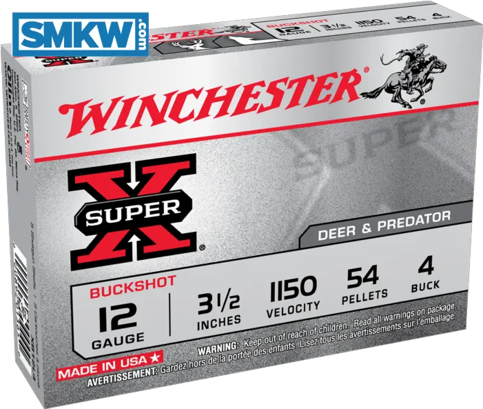 Winchester Super X 12 Gauge 35 54 Pellets 4 Buck 5 Shells Solid Png Sword Of The Stars Flashing Icon