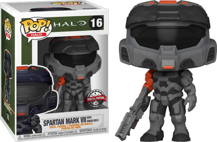 Pop Halo Halo Infinite 14 Spartan Mark Vii With Vk78 Halo Infinite Funko Pop Png Halo Spartan Strike Icon