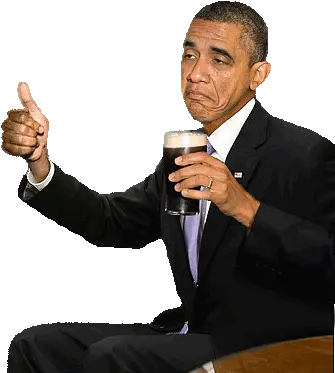 Flat Potus Drunken Barack Add Your Message Obama Transparent Png Obama Transparent