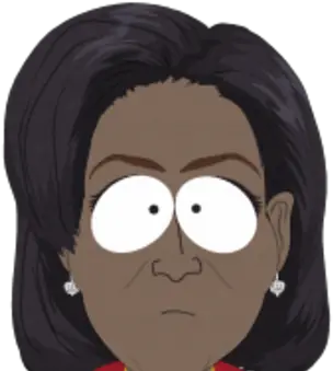 Michelle Obama South Park Png Michelle Obama Png