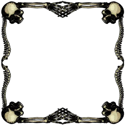 Download Hd Gothic Bp Skull Border Png Gothic Frame Png