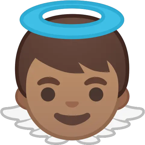 Baby Angel Medium Skin Tone Icon Emoji Boy Png Angel Emoji Png