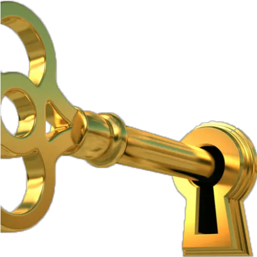 Index Of Key In Lock Png Gold Key Png