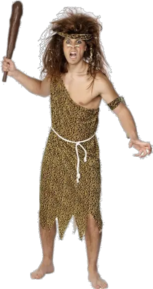 Caveman Costume Prehistoric In 2020 Dress Of Early Humans Png Caveman Png