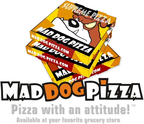 Mad Dog Pizza The With An Attitude Png