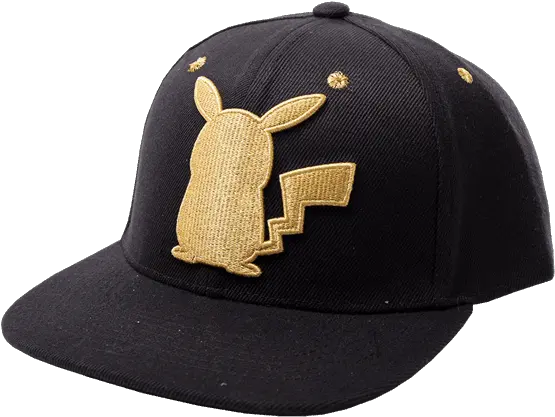 Pokemon Gold Pikachu Cap Baseball Cap Png Pikachu Logo