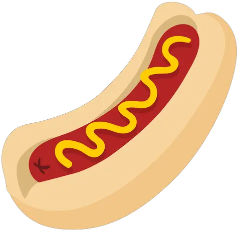 Hot Dog Color Transparent Png U0026 Svg Vector File Hot Dog Png Vector Hot Dog Clipart Png