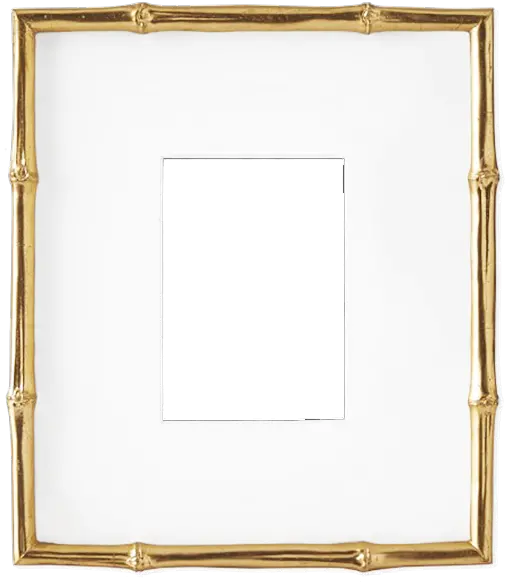 Gold Bamboo Frame Picture Frame Png Bamboo Frame Png